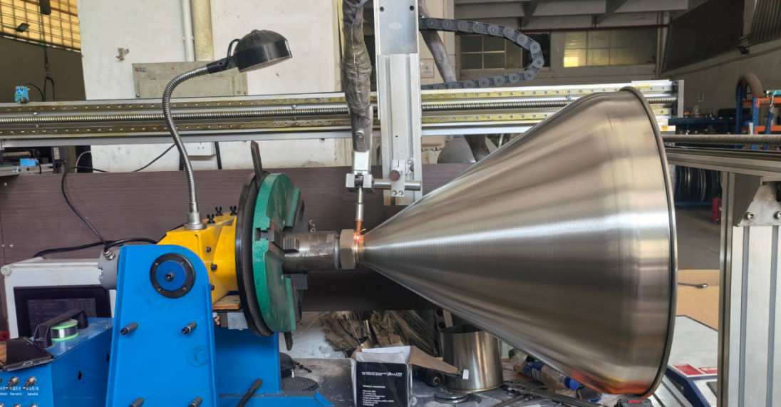 2000KW laser welding to weld stainless steel funnel 2000KW laser welding to weld stainless steel funnel